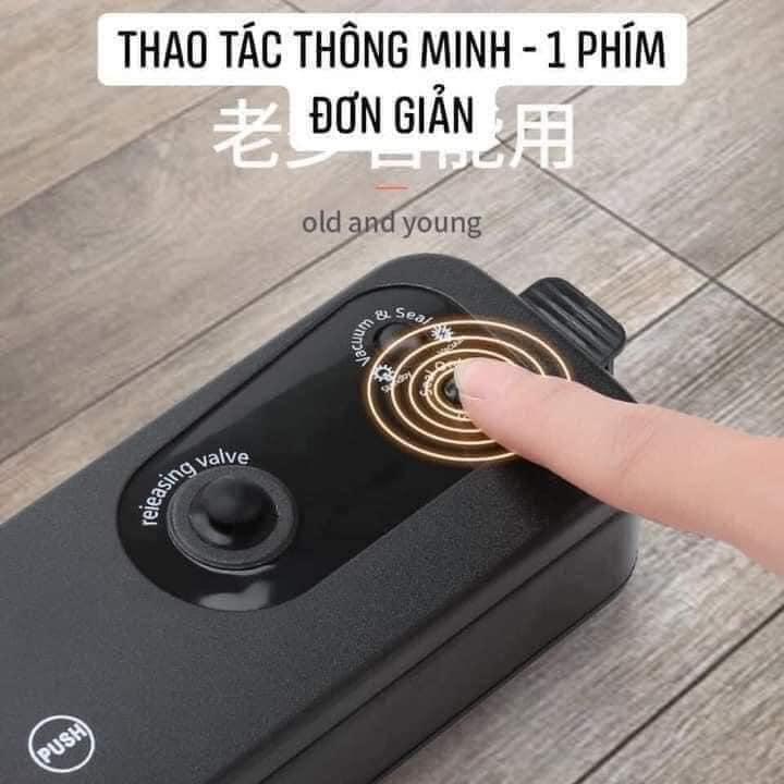 Máy Hút Chân Không Thực Phẩm Kèm Hàn Miệng Túi Vacuum Sealer