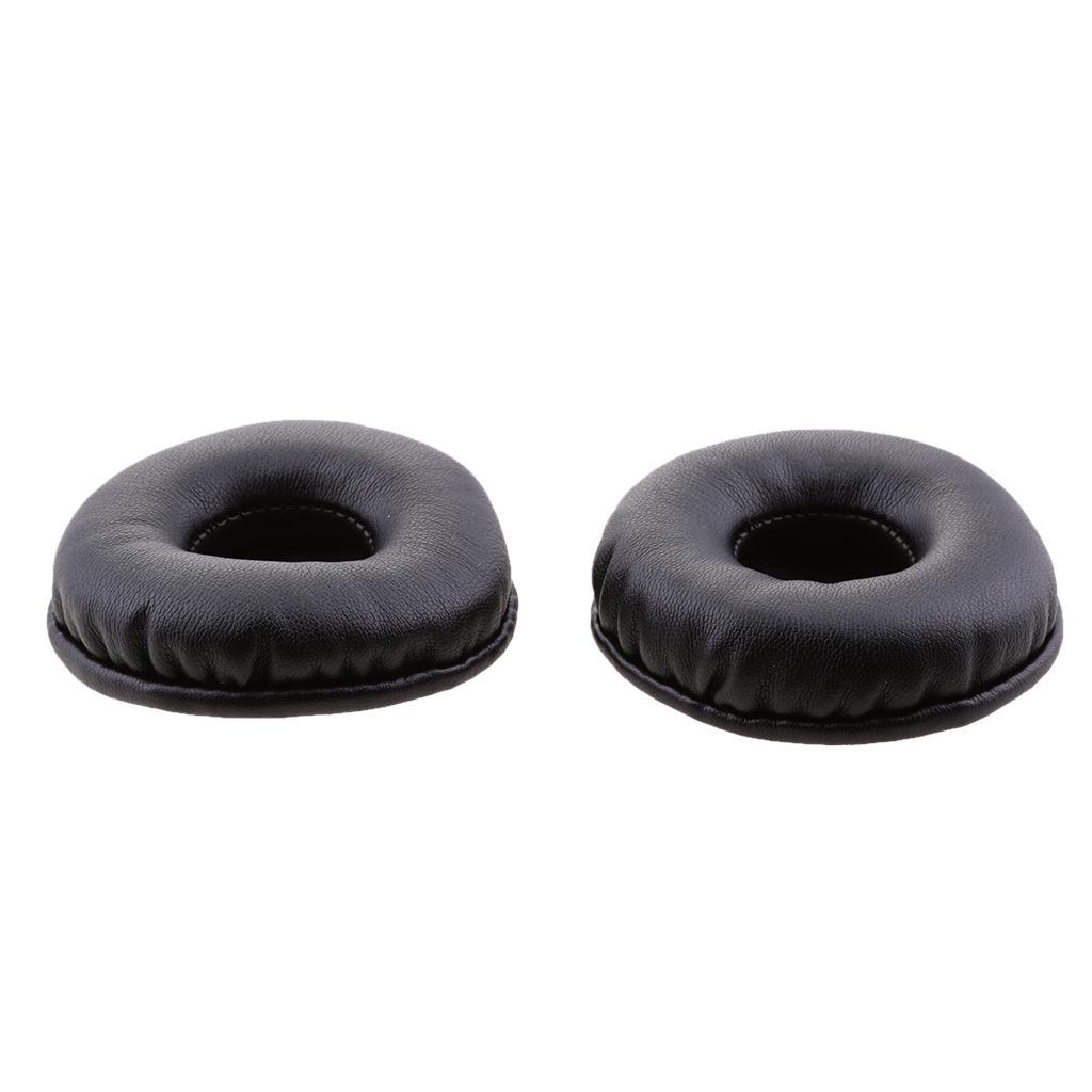 2 Pairs 70mm Replacement Ear Cushions Earpads Covers for Headphones