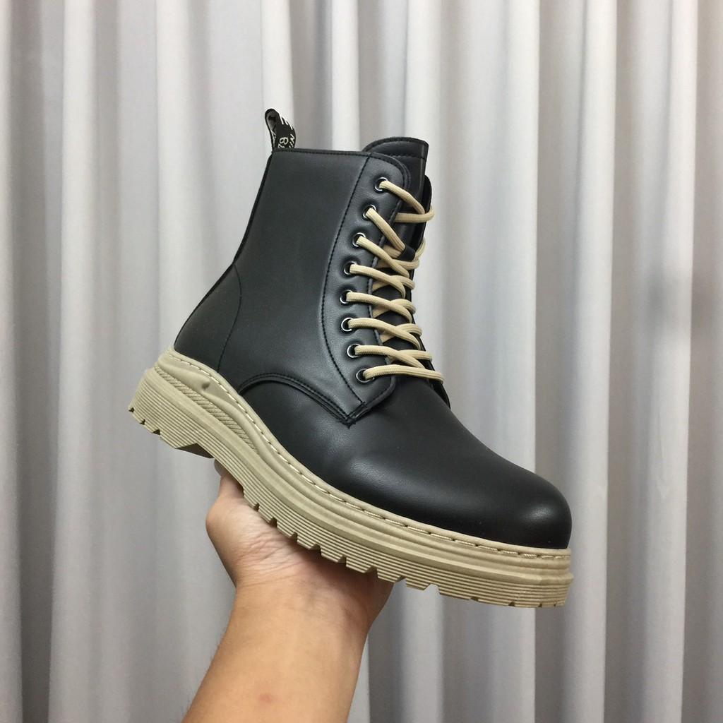 ( Có video chi tiết ) - Giày cao cổ - Bốt cổ cao dr martens phiên bản đế đen và đế kem 2021 INF - R779