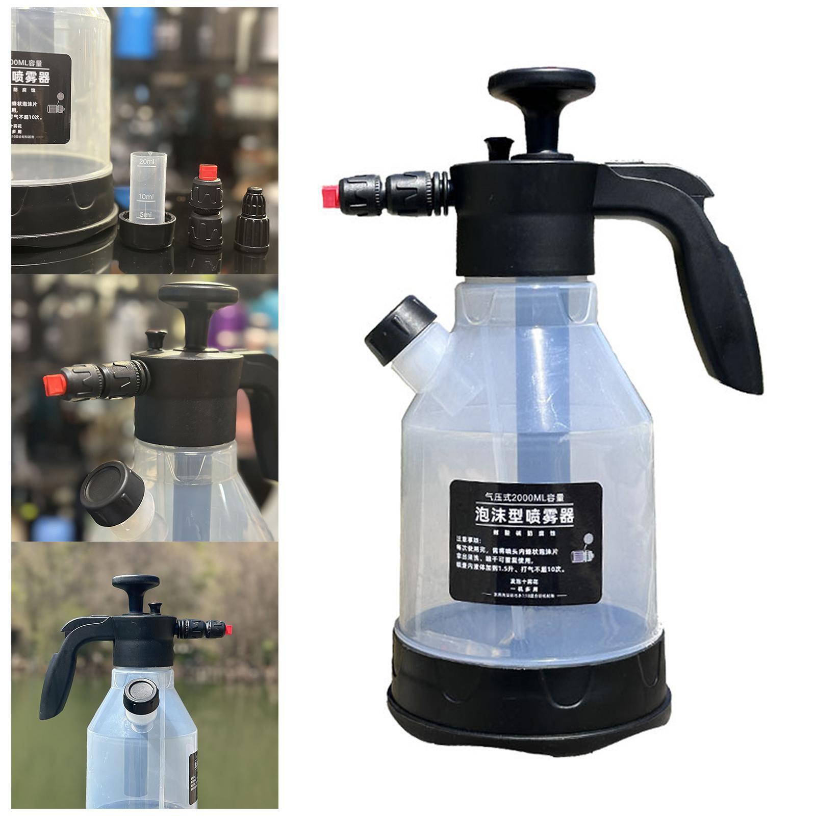 Foam Sprayer 2L Potable Portable Garden Pump Sprayer for Vehicle Lawn Window