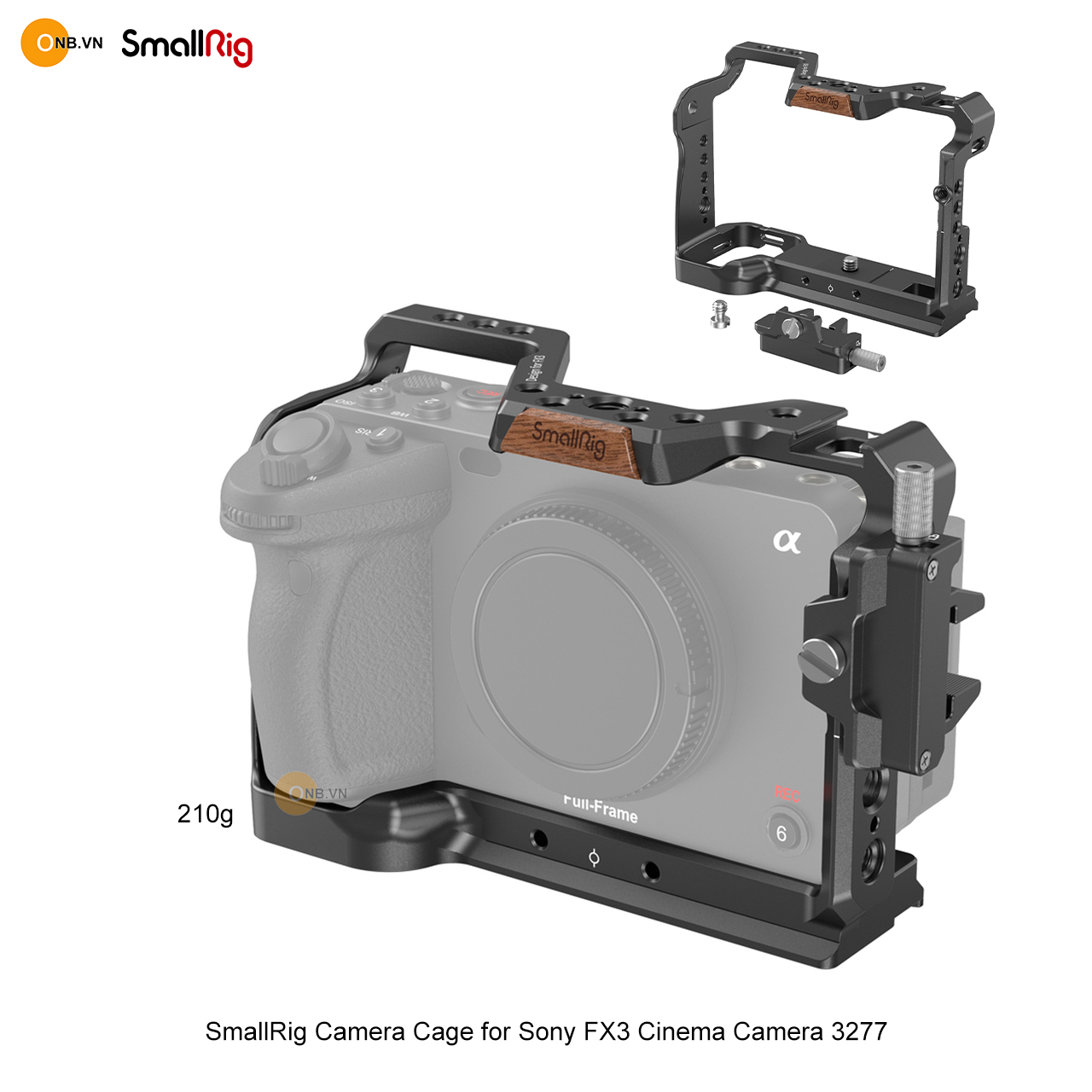SmallRig Camera Cage Khung bảo vệ hỗ trợ quay So-ny FX3 3277