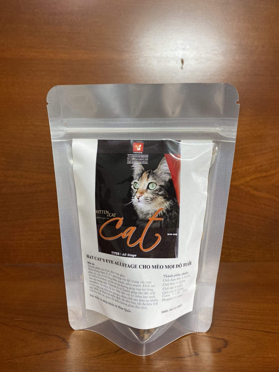 Cat's Eye, Catsrang size 1kg (2 loại) - Thức ăn mèo Hàn Quốc- Thức ăn viên cho mèo mọi lứa tuổi