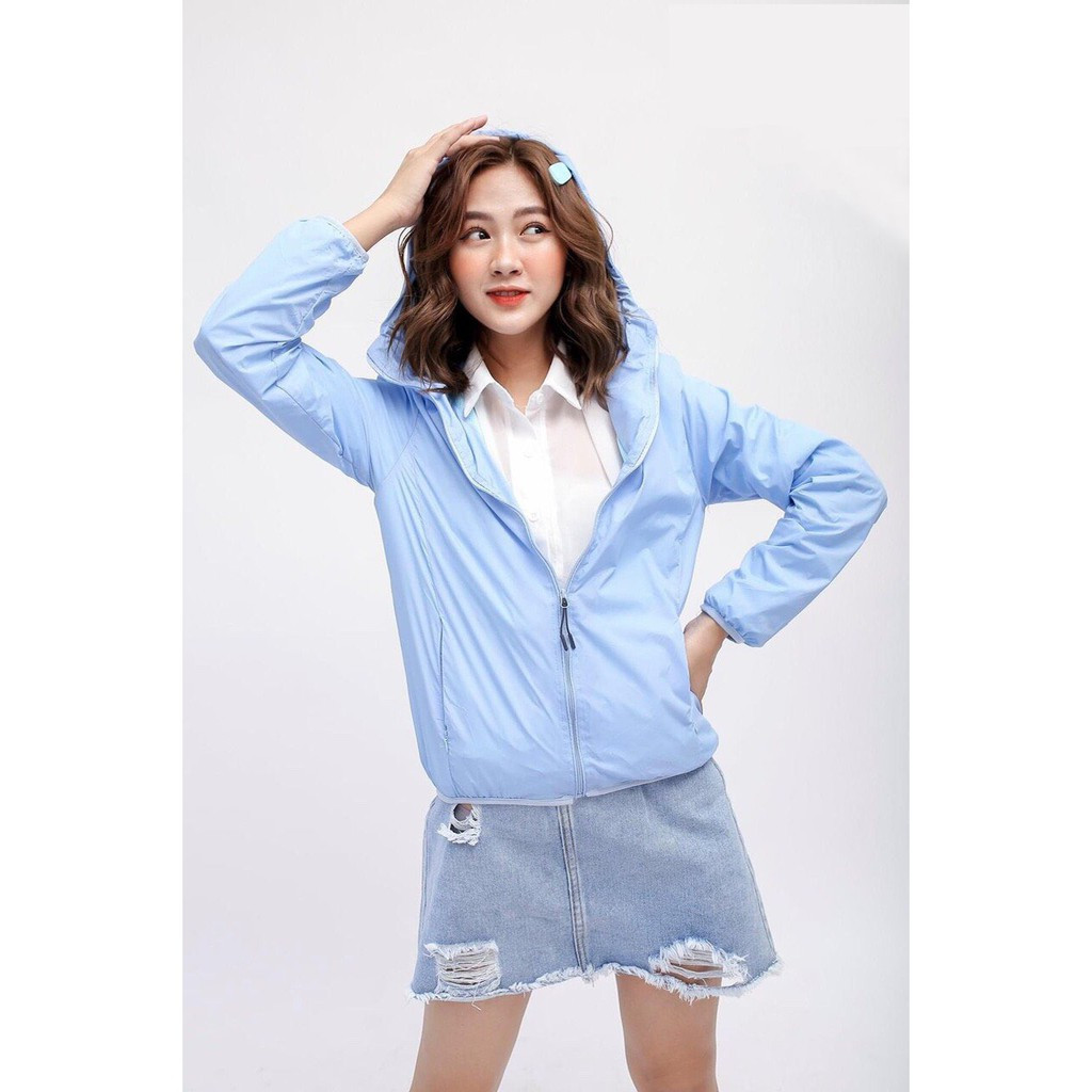 Áo gió LÓT LƯỚI CHO BẠN NỮ, kiểu dáng thể thao, năng động