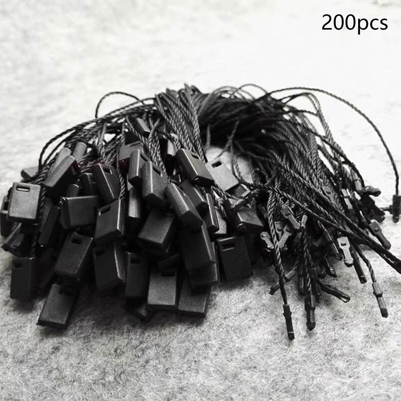 200Pcs Hang Tag Strings Portable Tag Hanging Ropes for Price Tag Belt Retail
