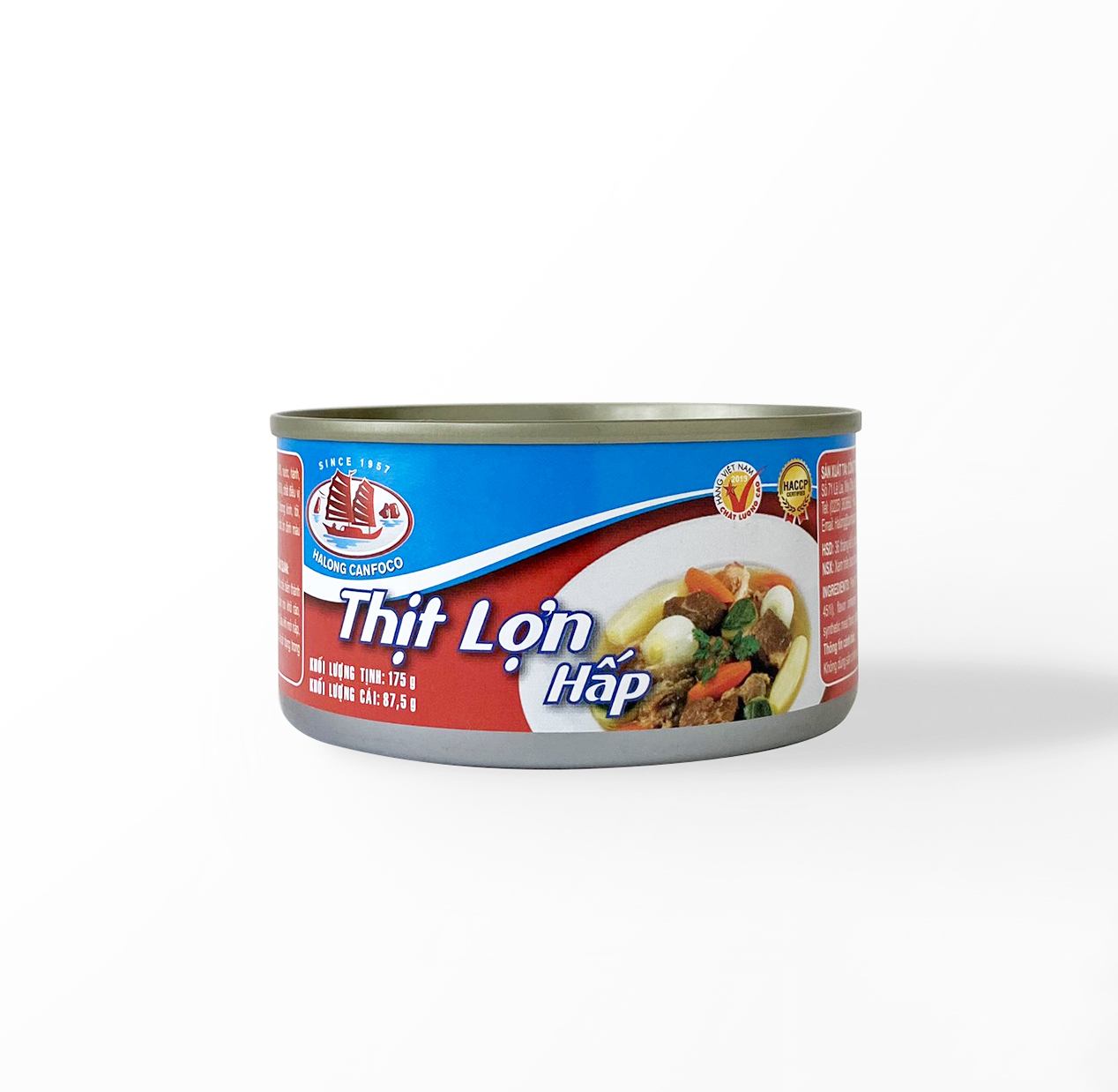 COMBO 3 Thịt lợn hấp - 175g - Đồ hộp Hạ Long