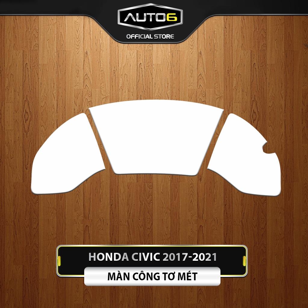 HONDA Civic : Film PPF dán FULL BỘ nội thất -AUTO6- Chống xước, làm mờ các vết xước cũ, tạo độ bóng cho xe