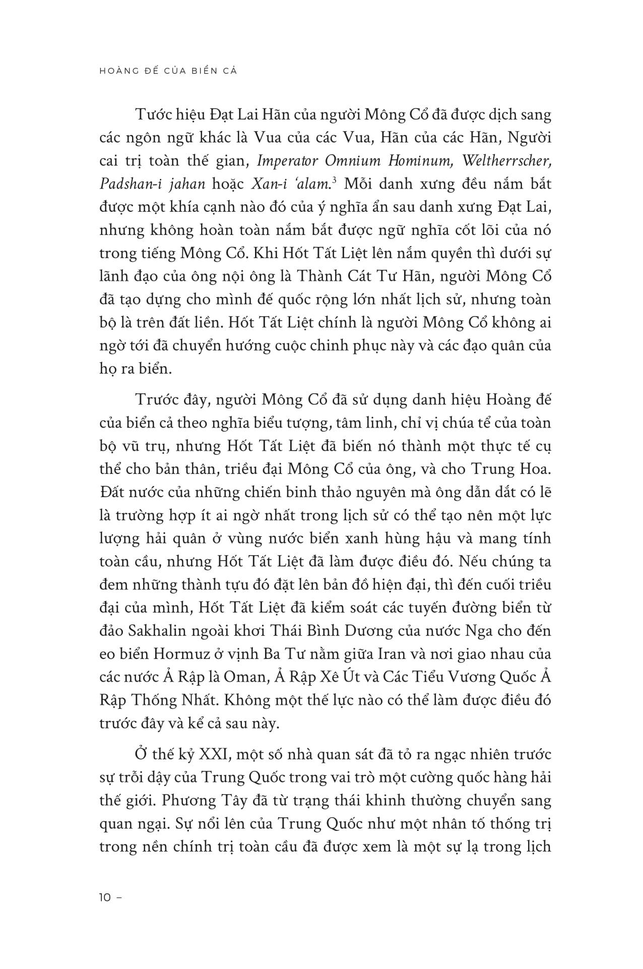 Sách - Hoàng Đế Của Biển Cả - Hốt Tất Liệt Và Sự Hình Thành Của Nước Trung Hoa