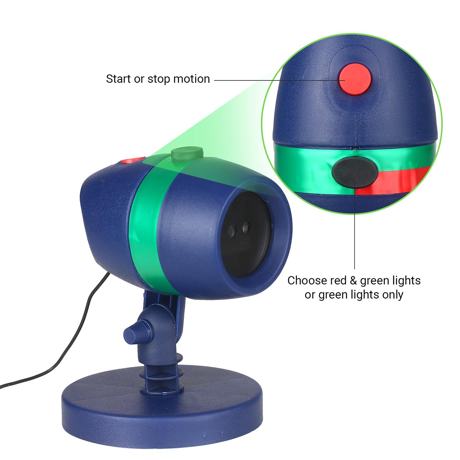 Đèn laser Sao Đỏ Xanh Laser chống nước Cho Khu Vườn , tiệc Đám Cưới, giáng sinh ngoài trời