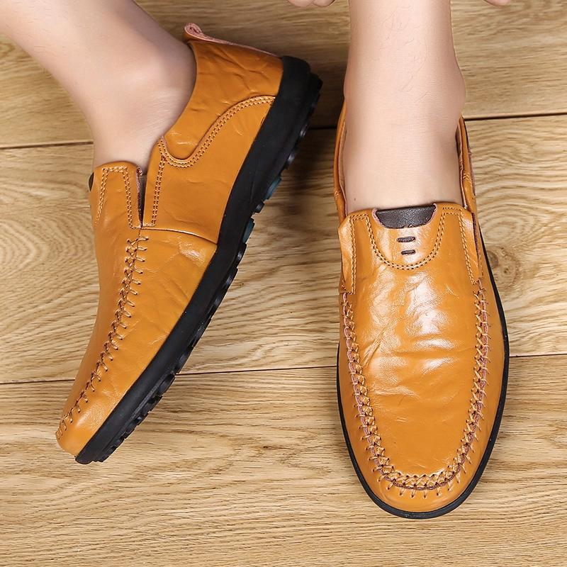 Giày Da Mềm Mại Thoải Mái Thời Trang Cho Nam