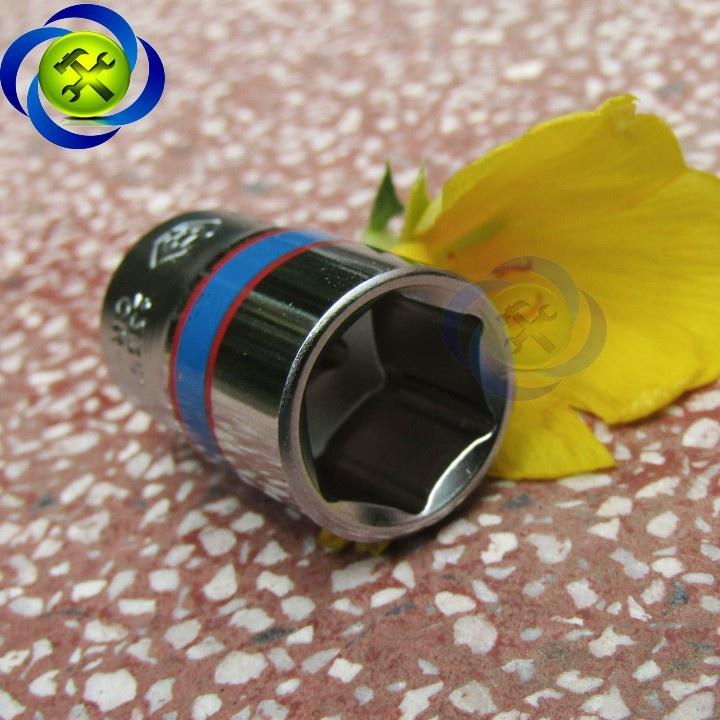 Tuýp 12mm 1/4 Kingtony 233512M loại ngắn 6 cạnh màu trắng