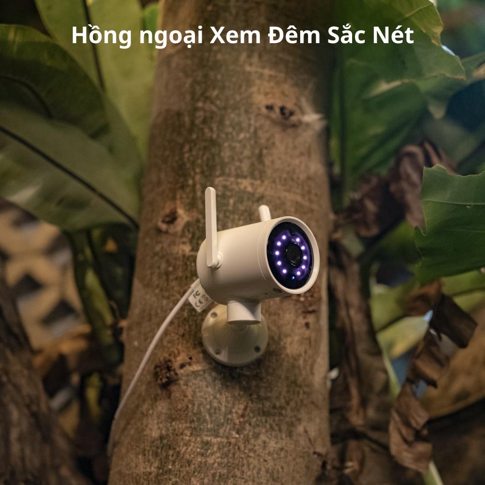 Camera an ninh ngoài trời IMILAB EC3 CMSXJ25A Hàng Chính Hãng Phạm vi quan sát 15 mét buổi đêm