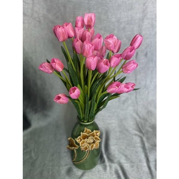 Cành hoa tulip 3 bông đủ màu