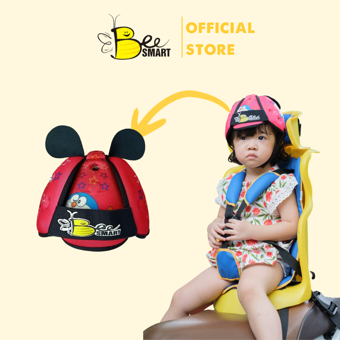 Mũ Bảo Hiểm Bảo Vệ Đầu Cho Bé BEESMART Bền Êm Và Nhẹ Bảo Vệ Bé Khi Đi Xe Máy Được Kiểm Định Chất Lượng Và An Toàn