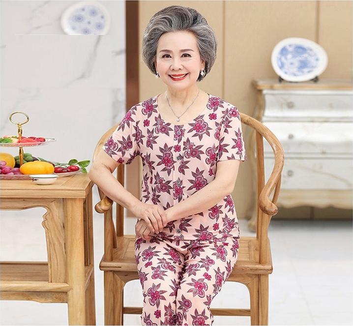 Bộ Đồ mặc nhà Cho Người Già, cho bà - BG13 BG14
