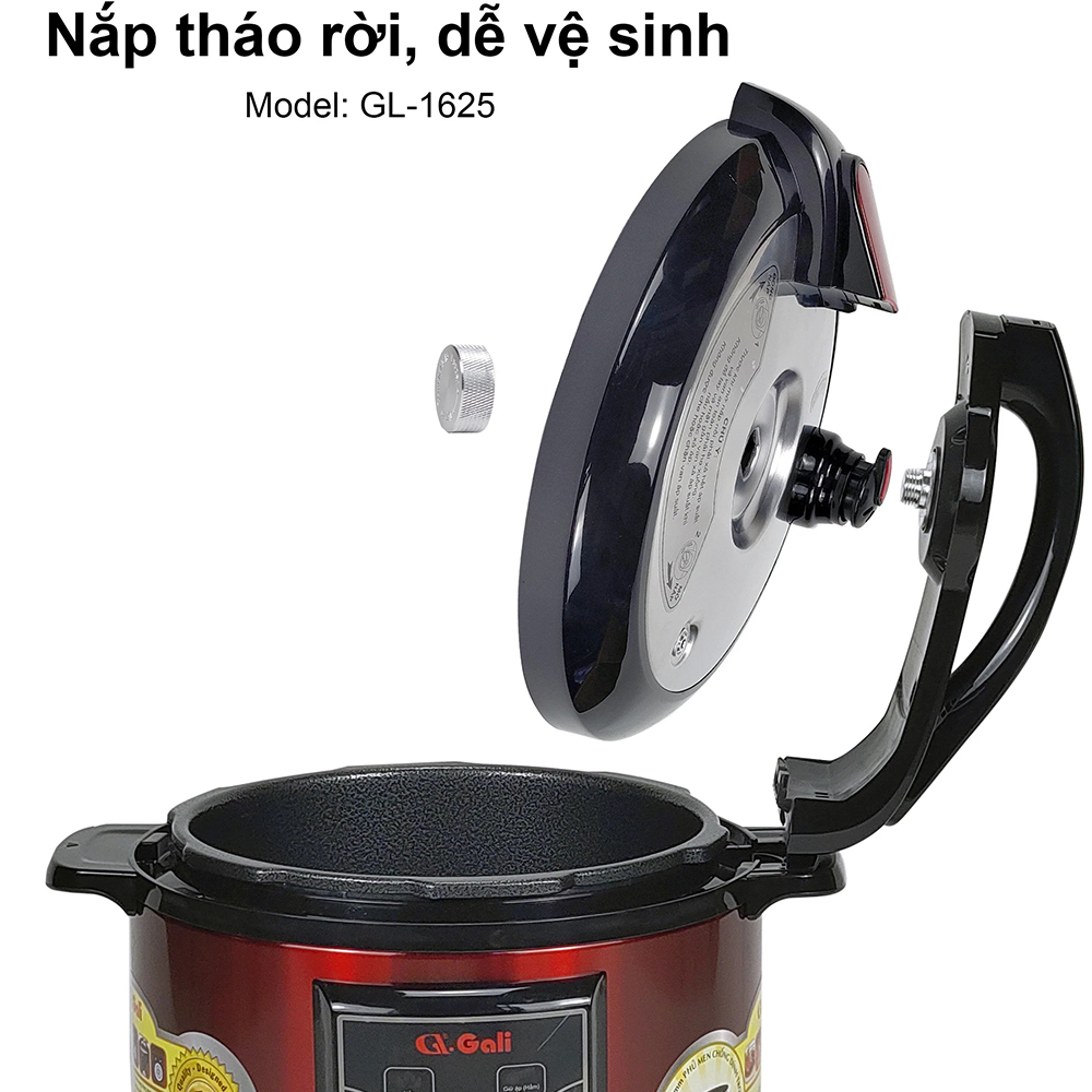 Nồi áp suất điện Gali GL-1625 Hàng Chính Hãng