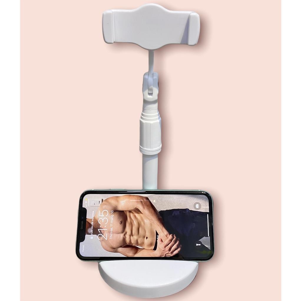 Giá Đỡ Điện Thoại - Máy Tính Bảng 2in1 Xem Video, Livestream Có Thể Điều Chỉnh Độ Cao