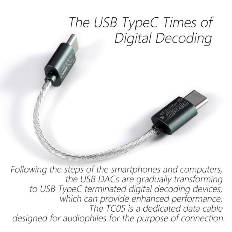 Dây USB C ra C ddHiFi TC05 New - Hàng Chính Hãng