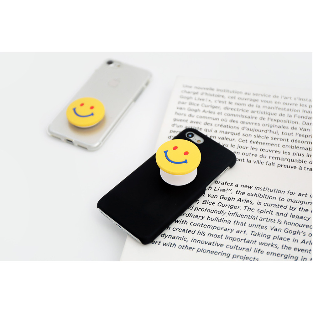 Giá đỡ chống lưng cho điện thoại bằng Silicon - Popsocket có thể thu gọn