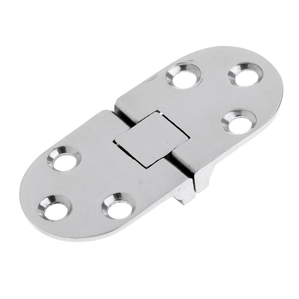 2pcs Premium 316 Stainless Steel Marine Boat RV Yacht Cabinet Cupboard Strap Hinge Door Hinge