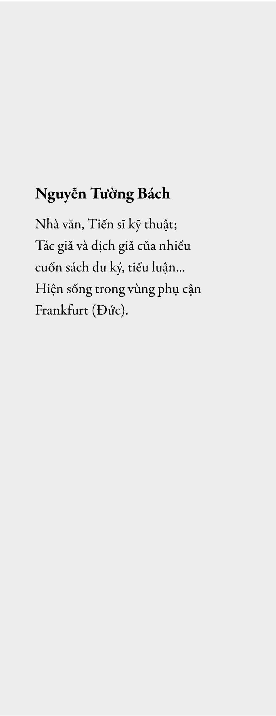 Cân Bằng Trong Khủng Hoảng