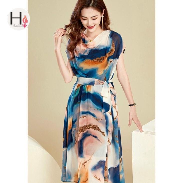 ĐẦM XÒE HỌA TIẾT CỔ ĐỔ