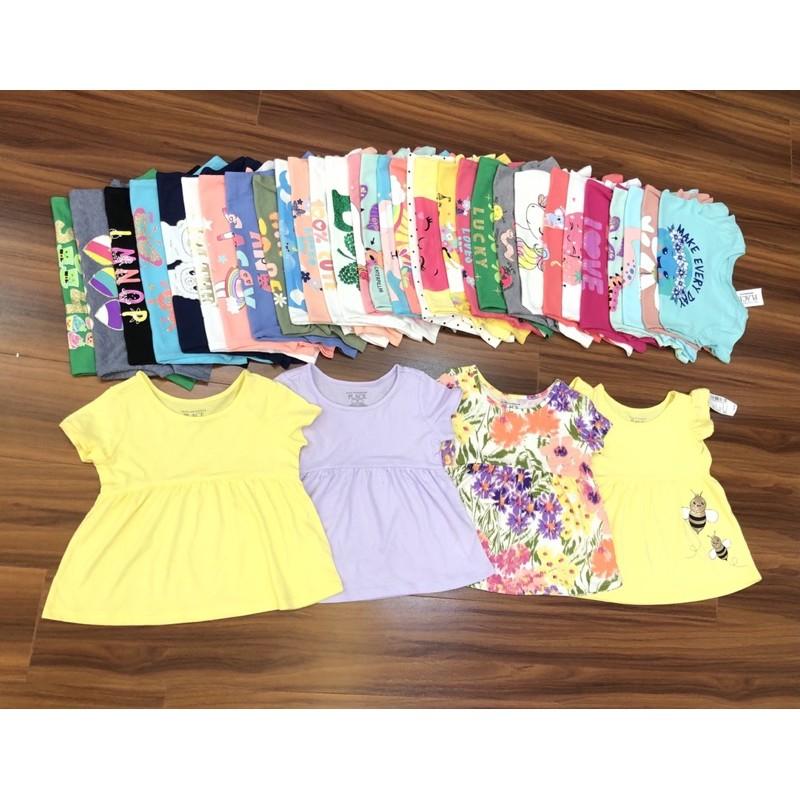 3 áo thun bé gái chất cotton mềm mại dư xịn
