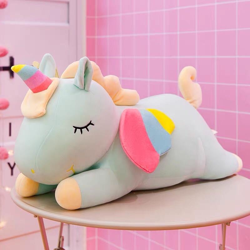 Gấu bông gối ôm ngựa Unicorn / Pony cao cấp