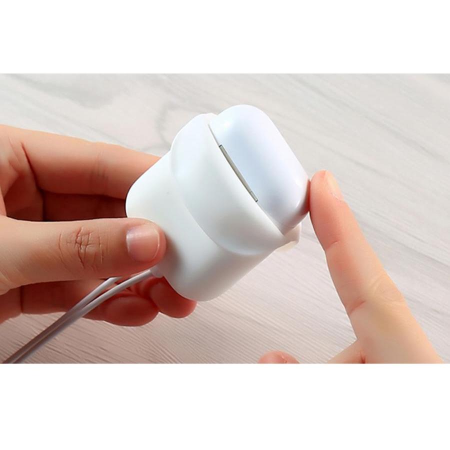 Bao case silicon chống sốc kiêm dây sạc cho tai nghe Apple Airpods / Earpods - Hàng chính hãng