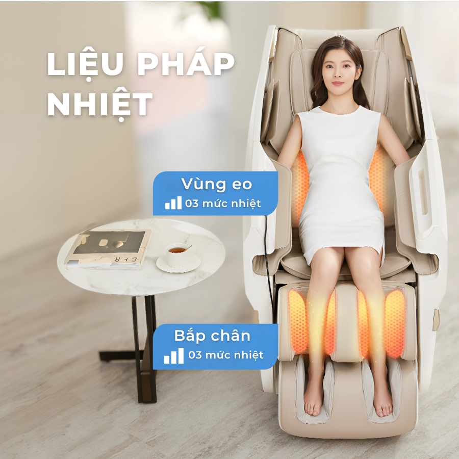 |GIÁ HẤP DẪN| Ghế massage toàn thân GINTELL S3 PLUS SUPER CHAIR | 2 Năm bảo hành chính hãng