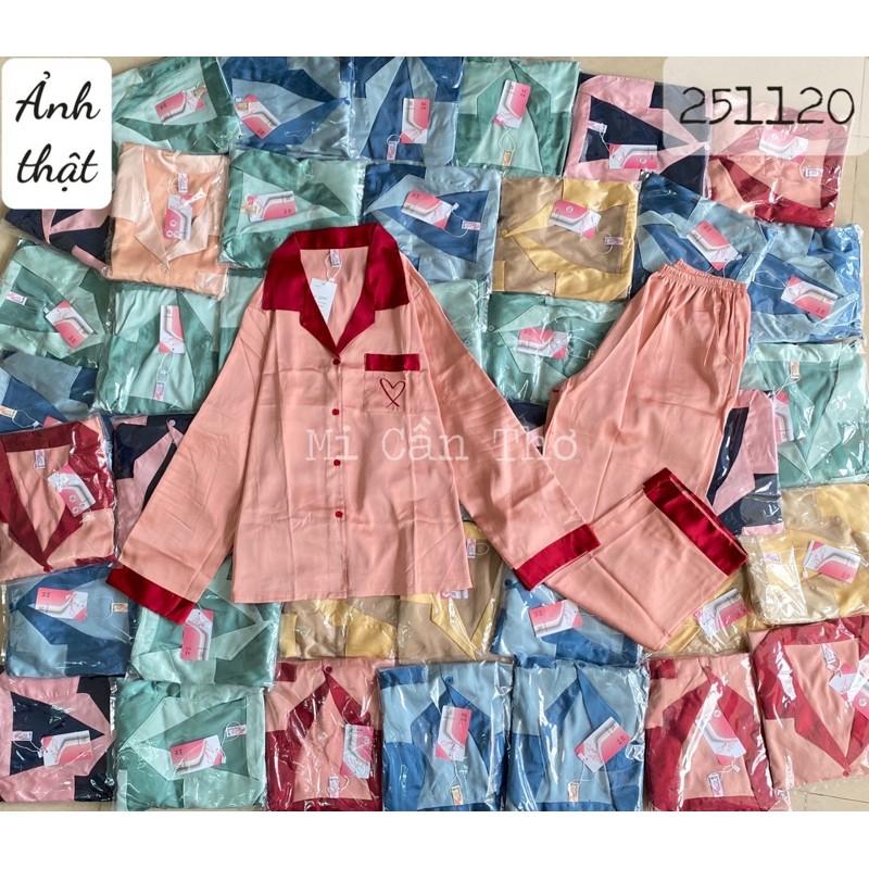 Nhiều Size Bộ pijama Lụa Latin Mi Store Cần Thơ, tay ngắn, tay dài, có size, có túi quần