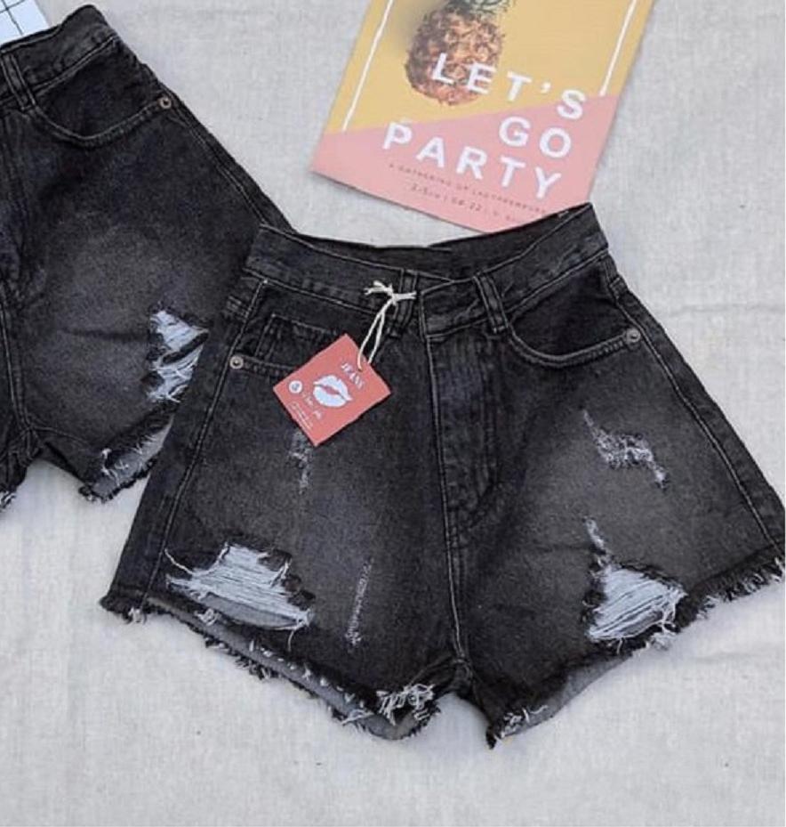 QUẦN SHORT JEAN NỮ RÁCH - GV3112