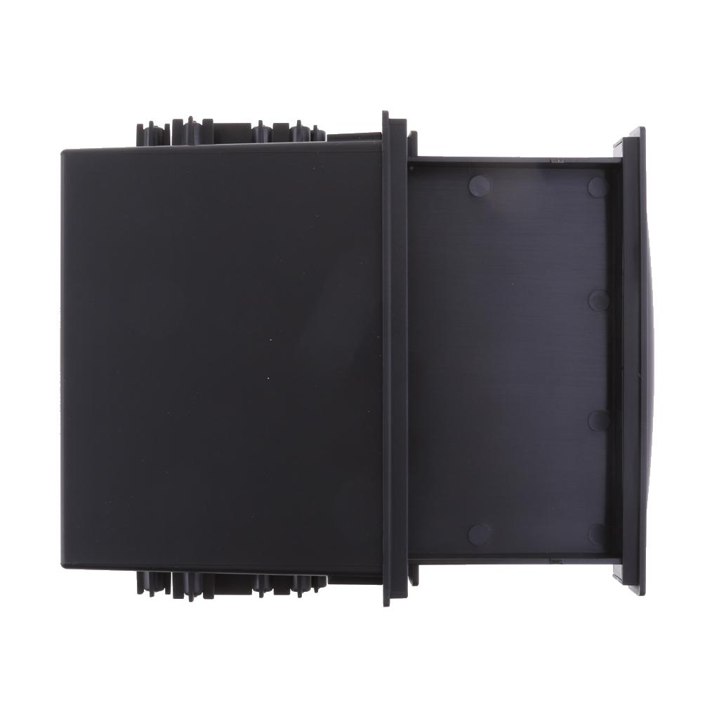 2xUniversal Car Truck Double Din Radio Bag Cup Holder Storage Box