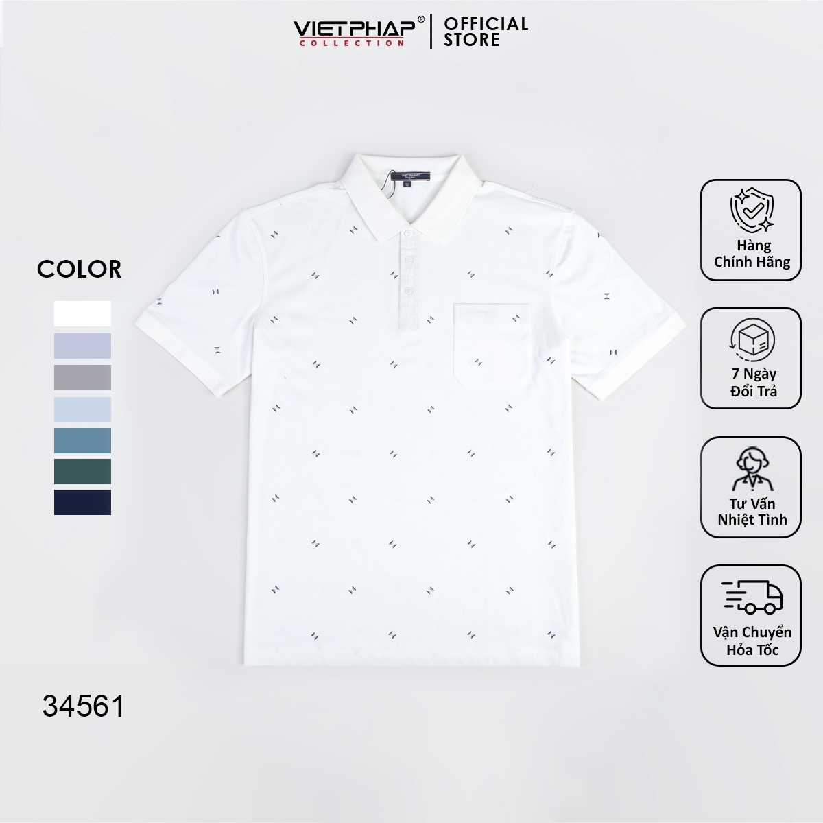 Áo Thun Cotton In Cao Cấp VIỆT PHÁP /Form Luxury / Thoáng mát - co dãn tốt- chất liệu cotton mềm mịn thấm hút mồ hôi tốt 34561