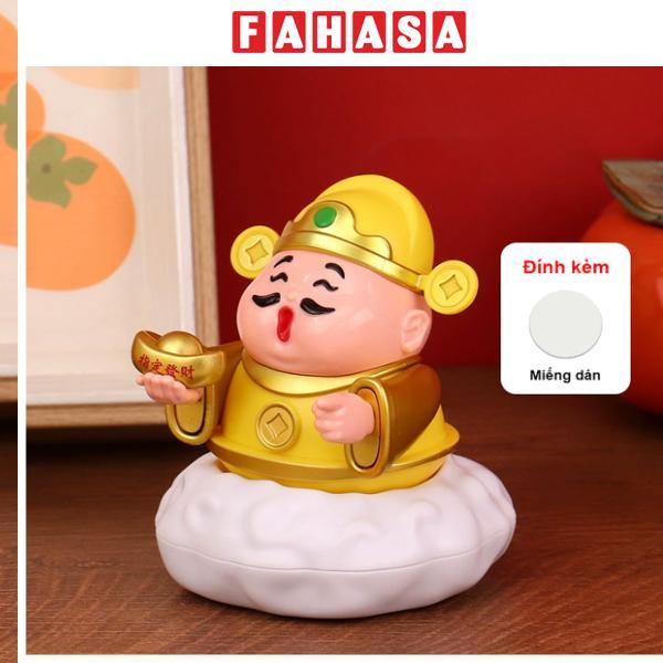 Mô Hình Thần Tài Lắc Đầu - Trang Trí Tết - E1002 - Màu Vàng