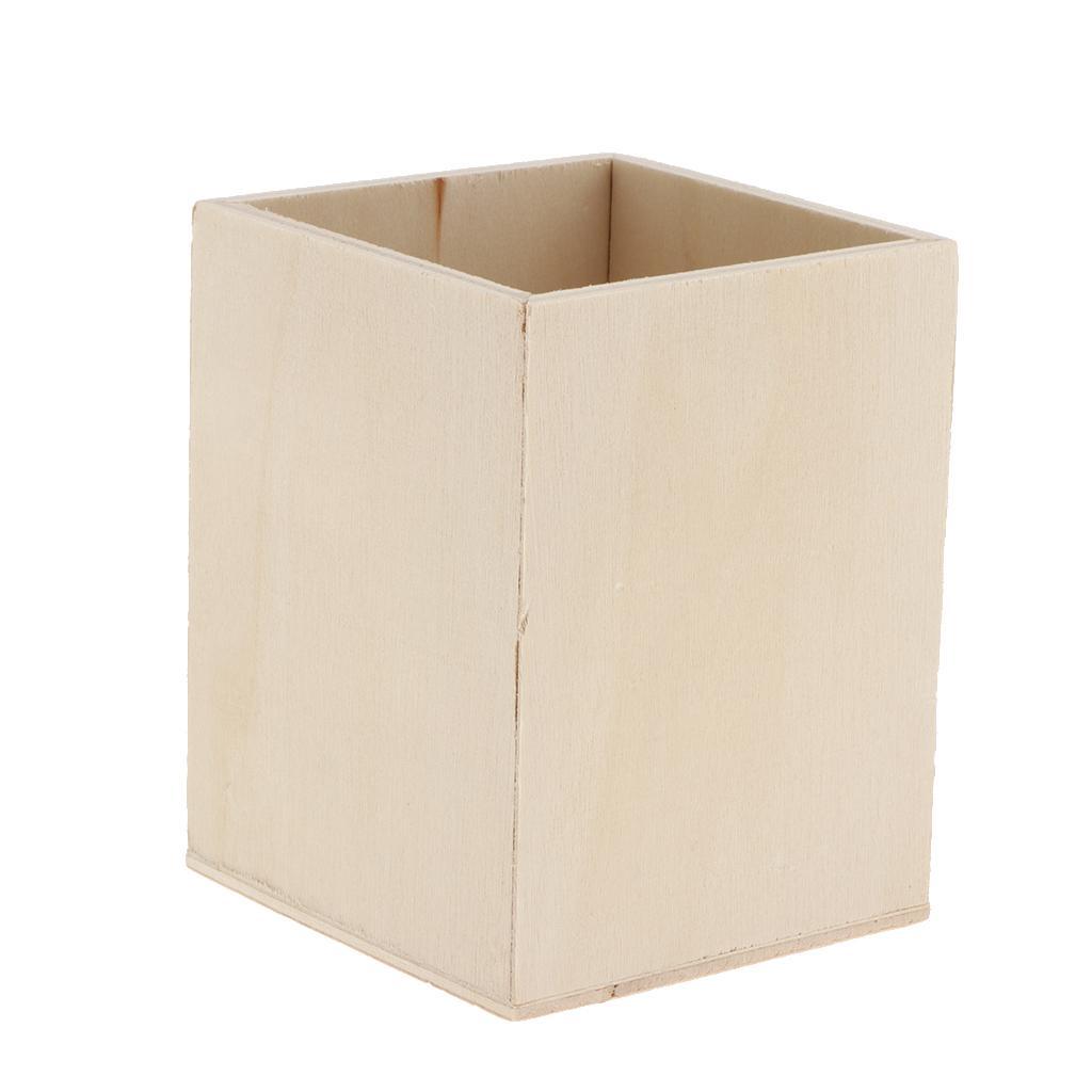 10X Unfinished Wood Desk Storage Organizer / Caddy Rack