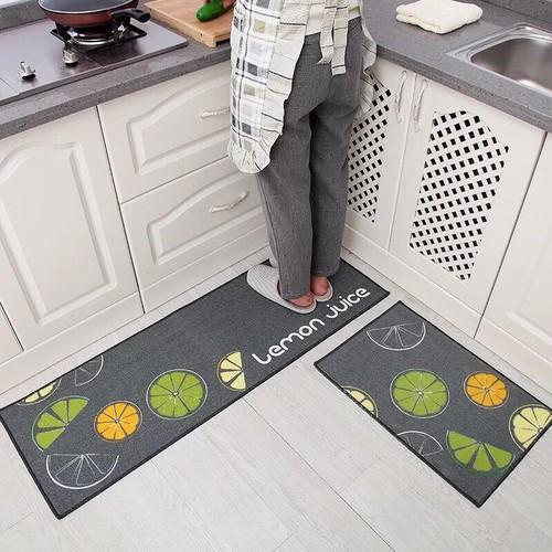 Combo 2 thảm bếp 3D 40x60 + 40x120 siêu đẹp, siêu sạch