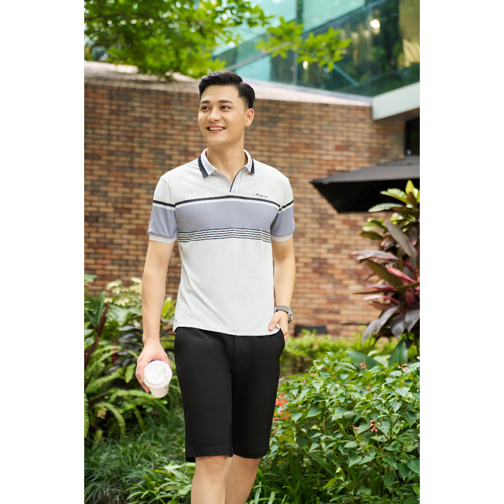 Áo Polo Vải Nano Chống Thấm, Chống Bám Bẩn, Chống Tia UV 7APCT044GHS Biluxury