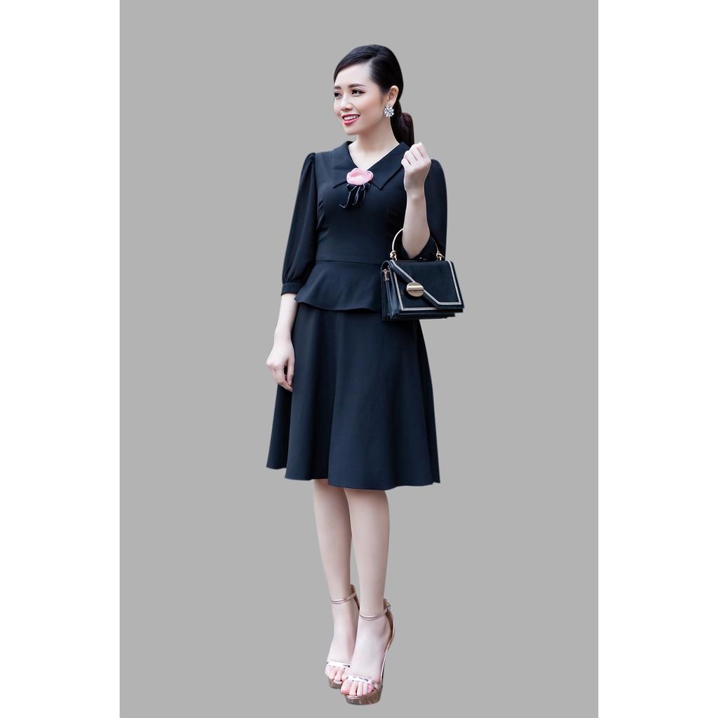 Đầm công sở dáng peplum sang trọng B DX2615