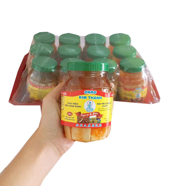Chao Kim Thành ngon béo 350 g/hũ lốc 12 hũ