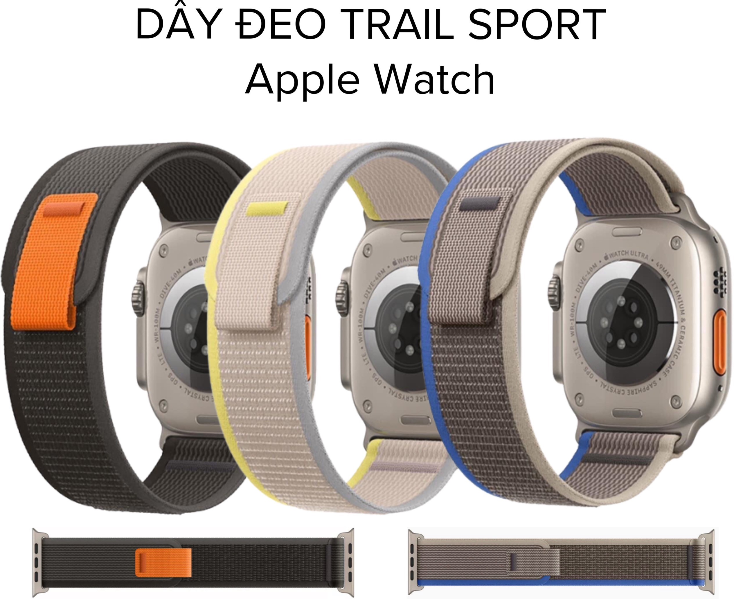 Dây Đeo Thay Thế KAI Trail Sport Dành Cho Apple Watch Ultra, Apple Watch - HÀNG NHẬP KHẨU
