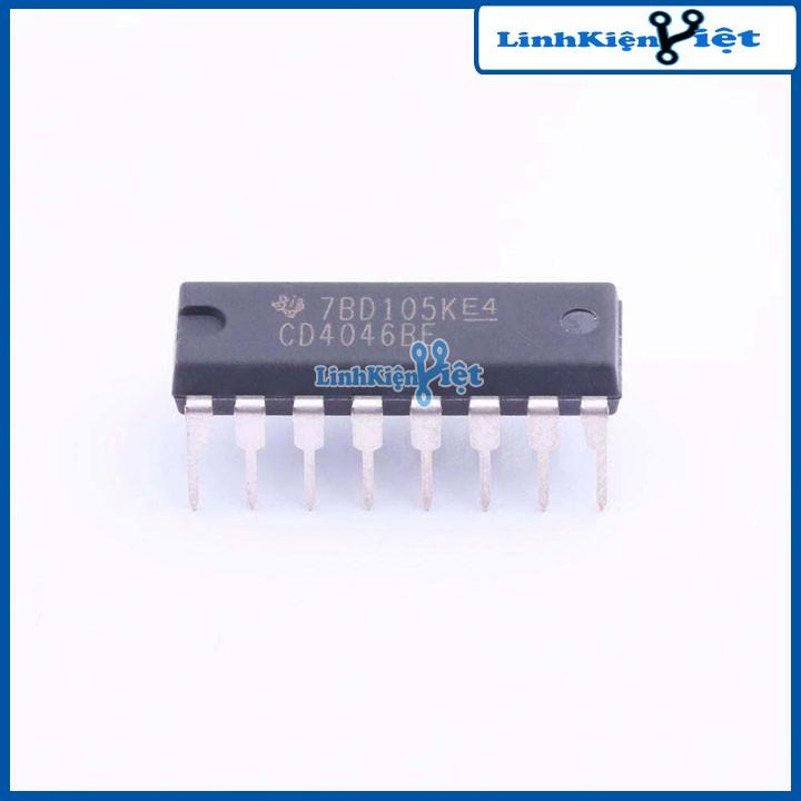 IC chức năng CD4046 16P hai loại CD4046BE, CD4046BM