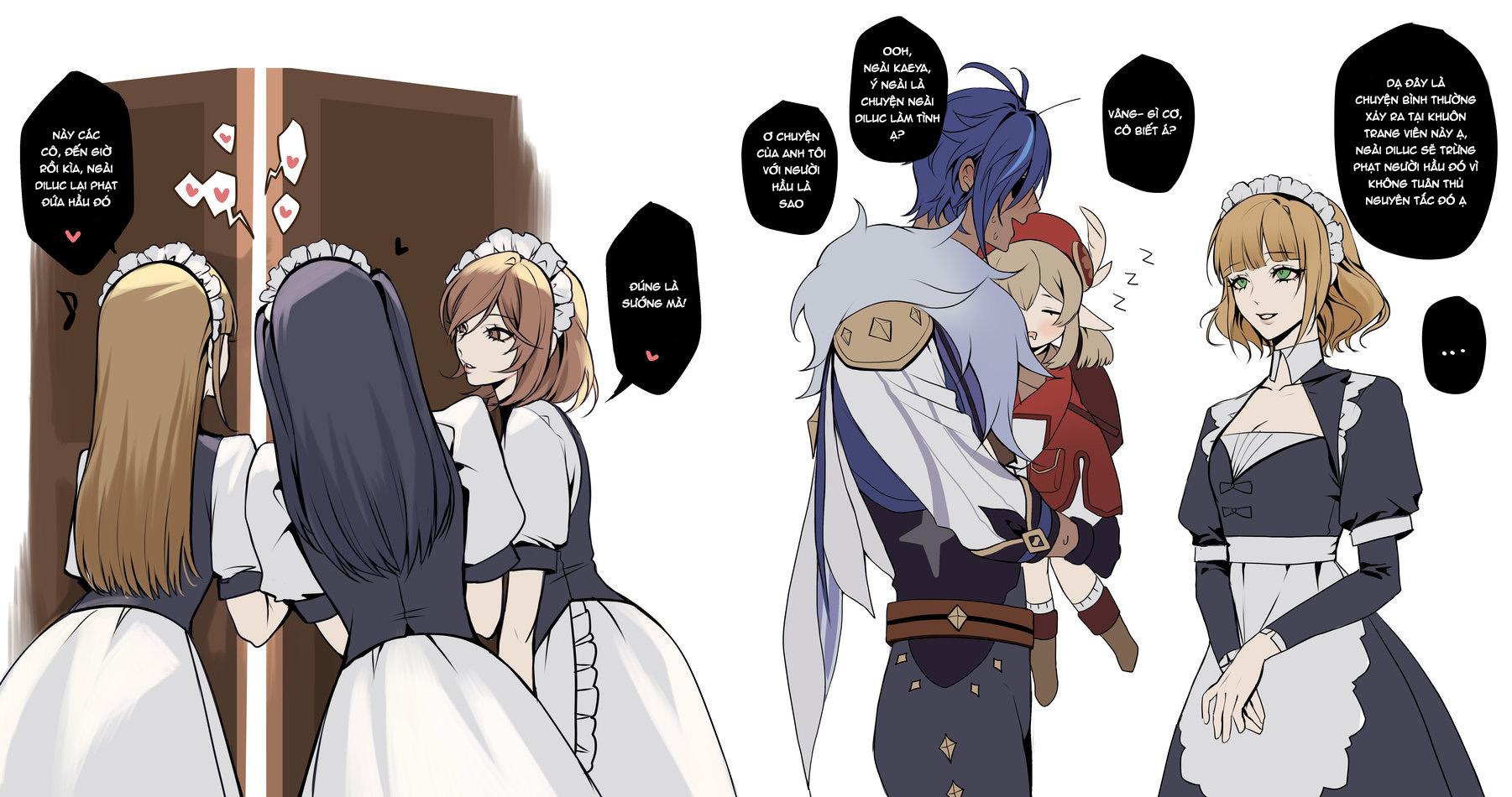 màu mè hoa lá hẹ | cg art kèm thoại chapter 63 5