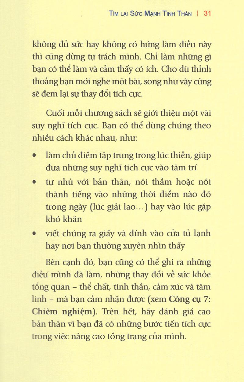 Tìm Lại Sức Mạnh Tinh Thần