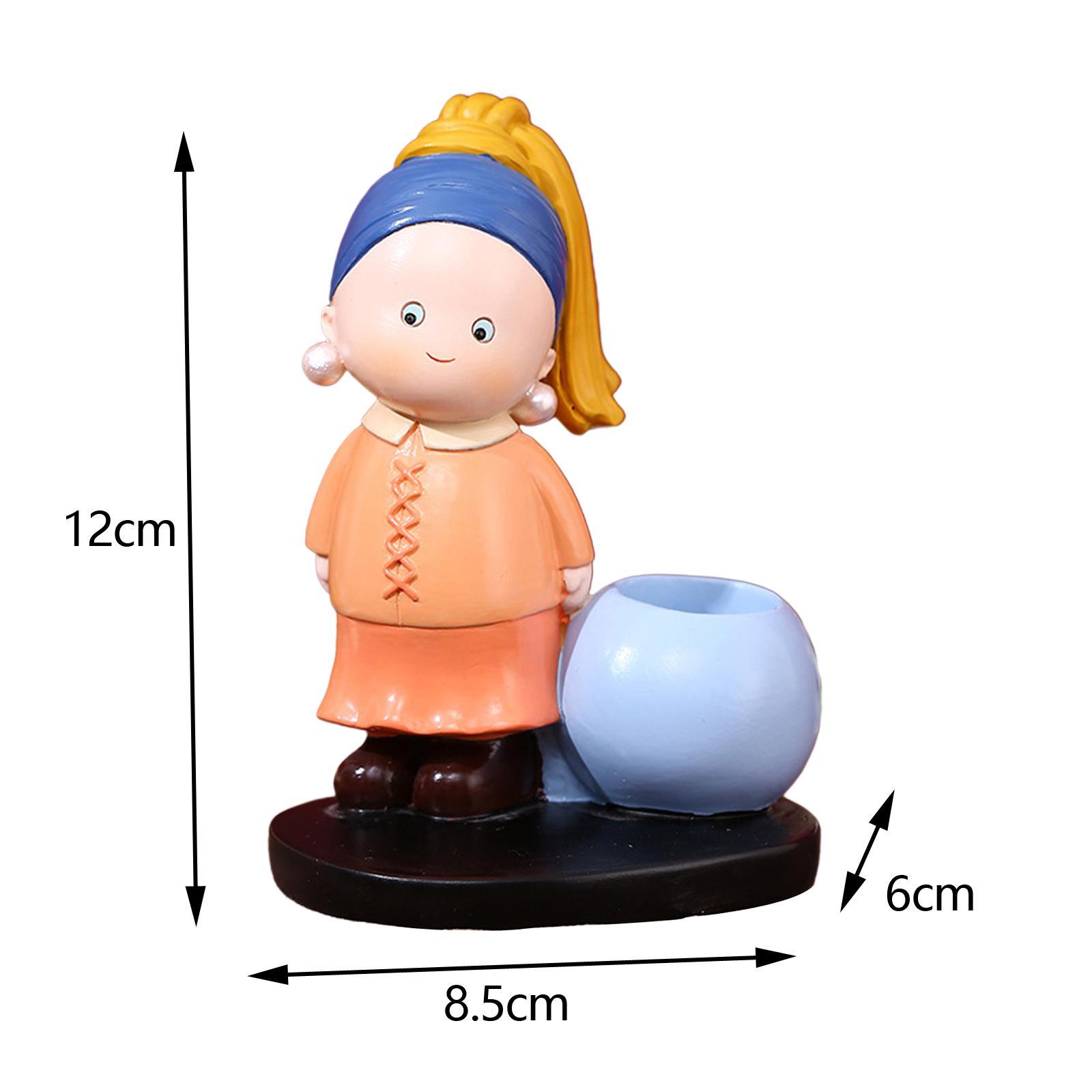 Cartoon Crafts Pen Holder Birthday Gift Cartoon Bedroom