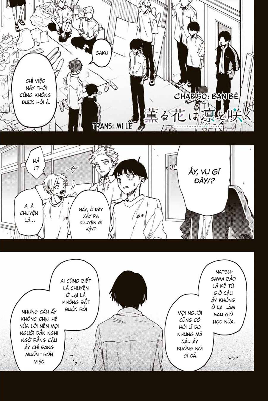 the fragrant flower blooms with dignity - kaoru hana wa rin to saku chapter 50 1