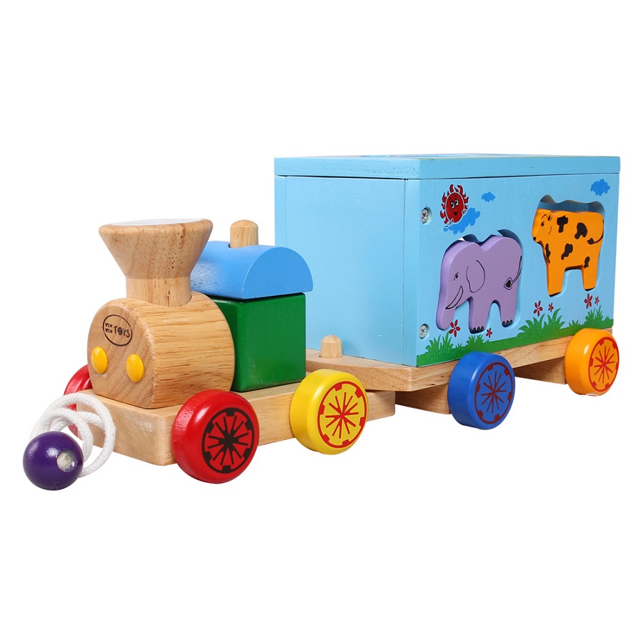 Đồ Chơi Gỗ Winwintoys - Xe Lửa Chở Thú 65272