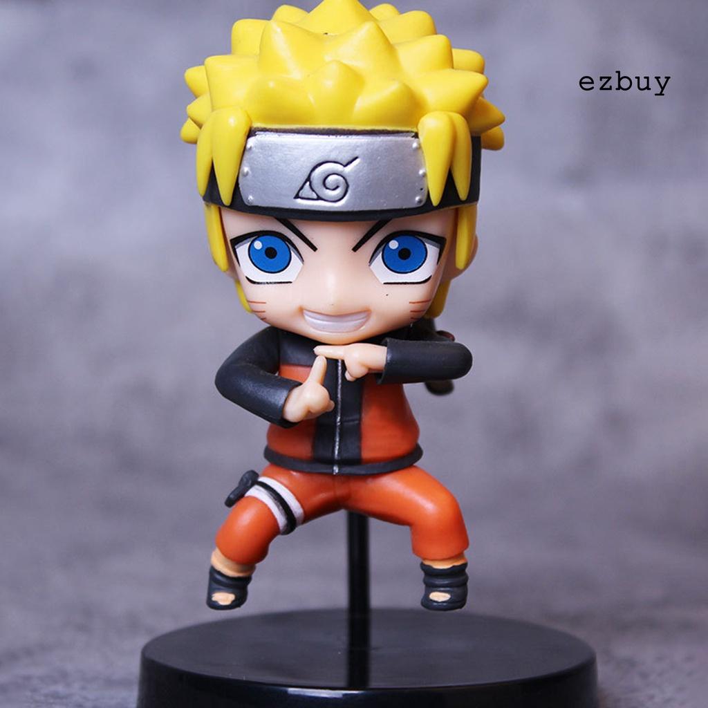 Set 3 Mô Hình Nhân Vật Anime Naruto Dùng Để Trang Trí Bàn Làm Việc