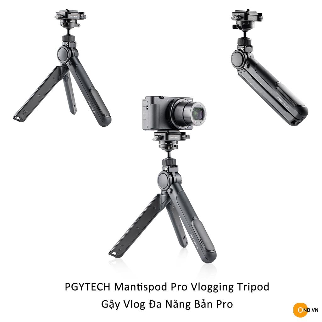 PGYTECH Mantispod Pro Tripod - Gậy Vlog PGYTECH dành cho  Gopro /Điện Thoại/ Máy Ảnh Bản PRO - Hàng Chính Hãng