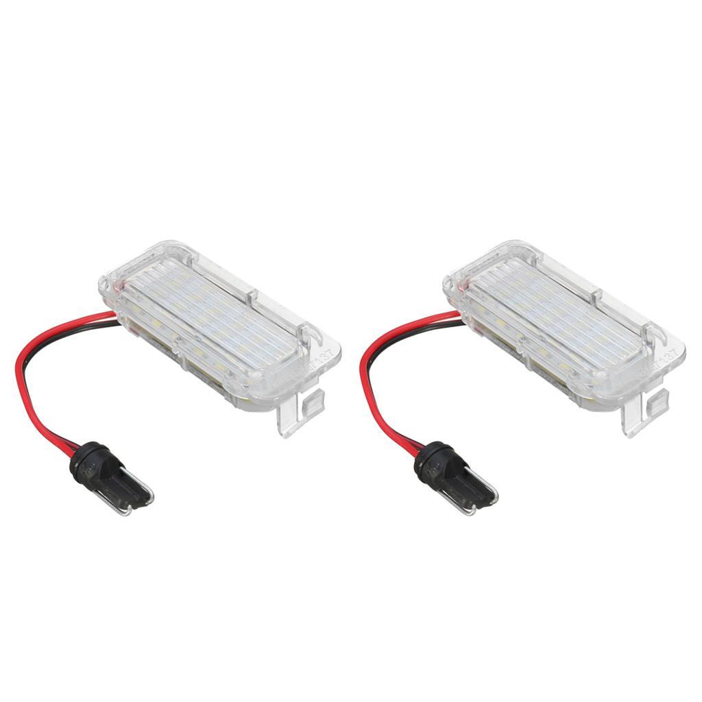 2 Pieces White 18LED License Number Plate Lights