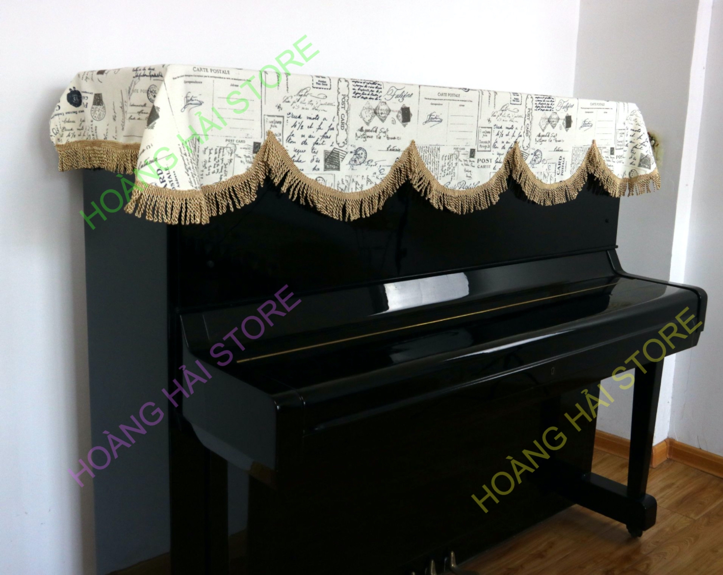 Khăn phủ đàn piano điện, piano cơ sang trọng chống bụi chống xước - Hàng chính hãng